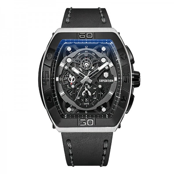 Expedition 6800 Silver Black Leather MCLTBBA Expedition 6800 Silver Black Leather MCLTBBA